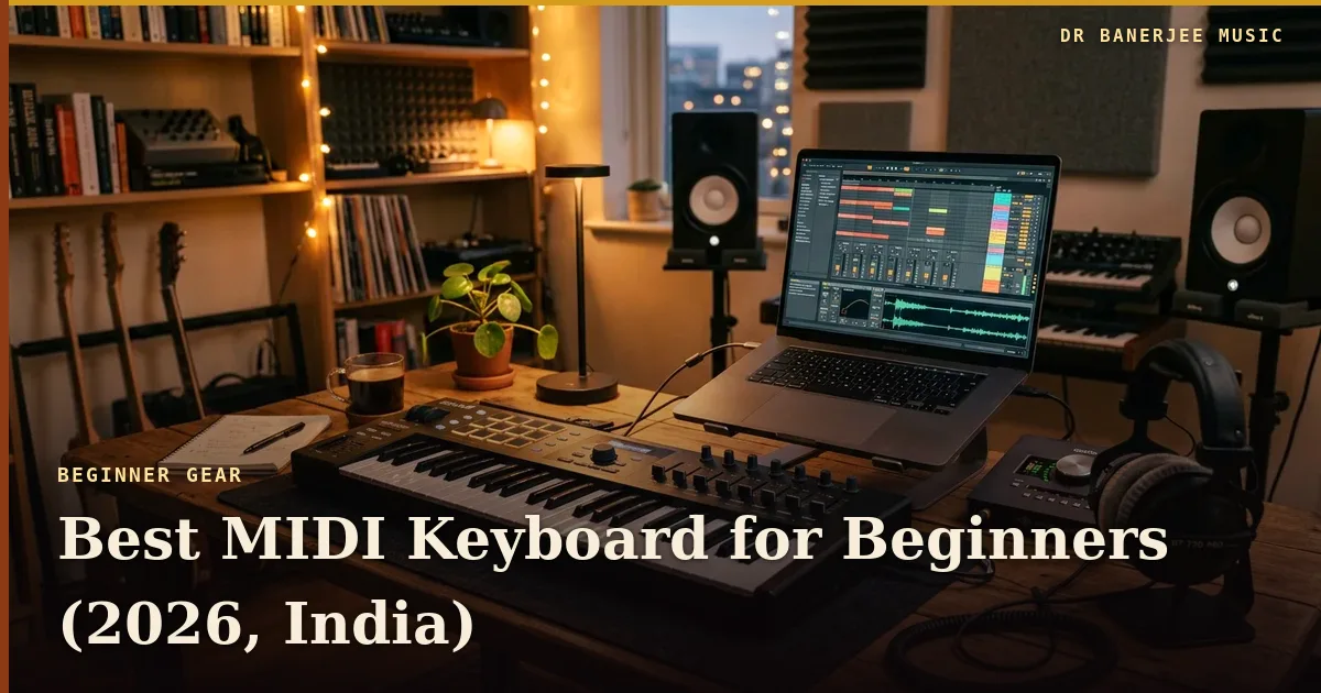 Best MIDI Keyboard for Beginners — title card with the subtitle “India budgets, September 2026”