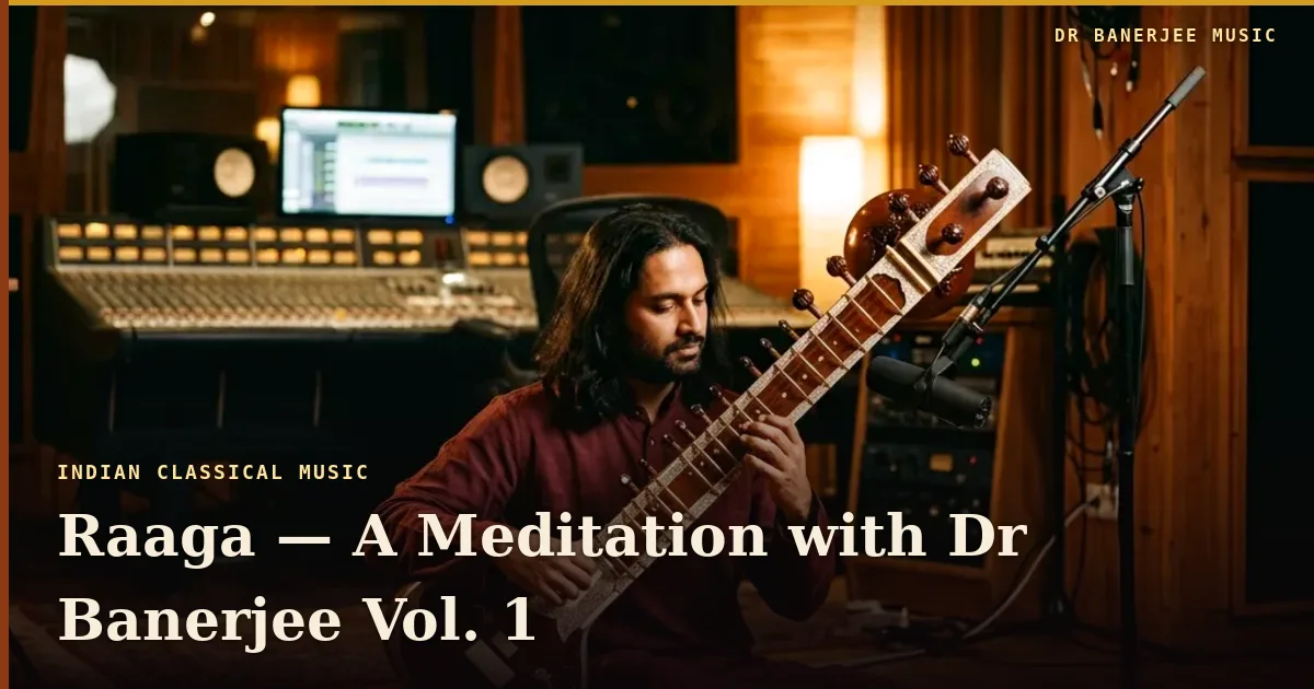 Raaga: A Meditation with Dr Banerjee Vol. 1 — title card for the M&M Records, Zurich album